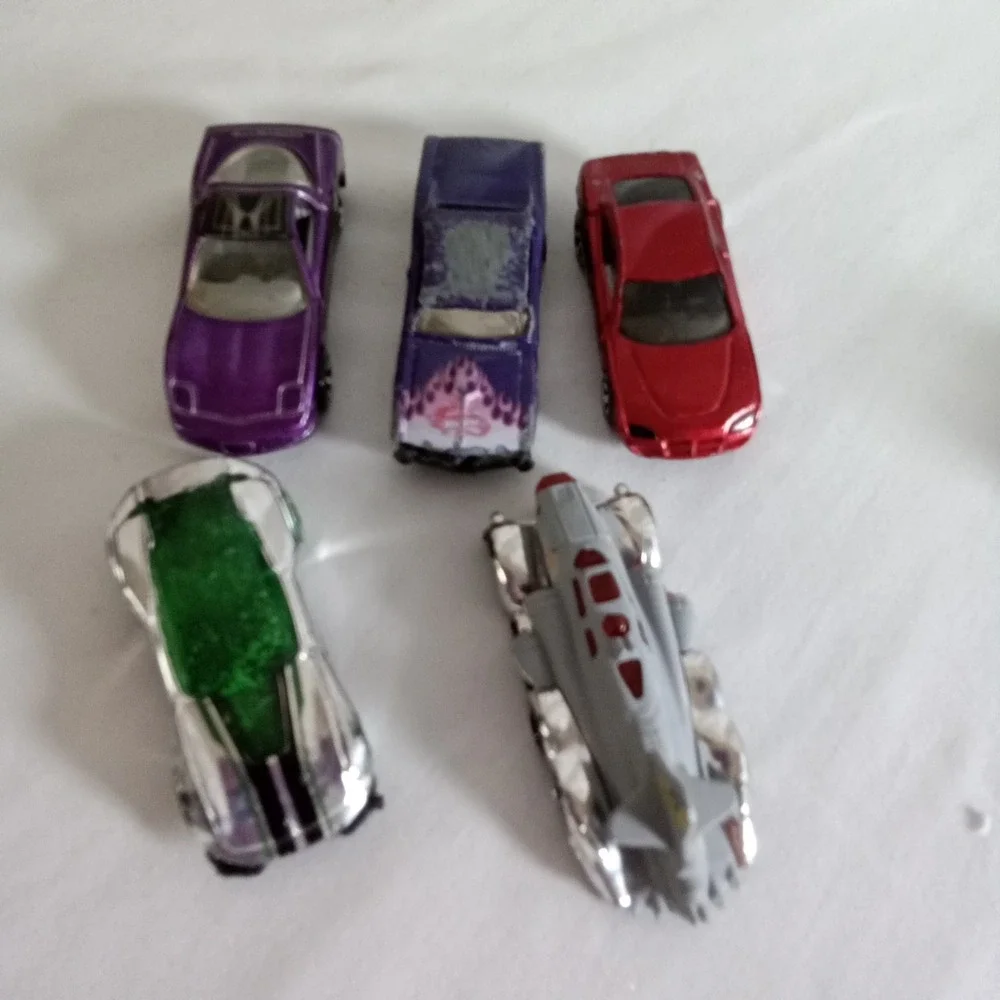 Hot Wheels Diecast Car Lot Gazella GT Fast Fortress Dodge Charger RT 5pc